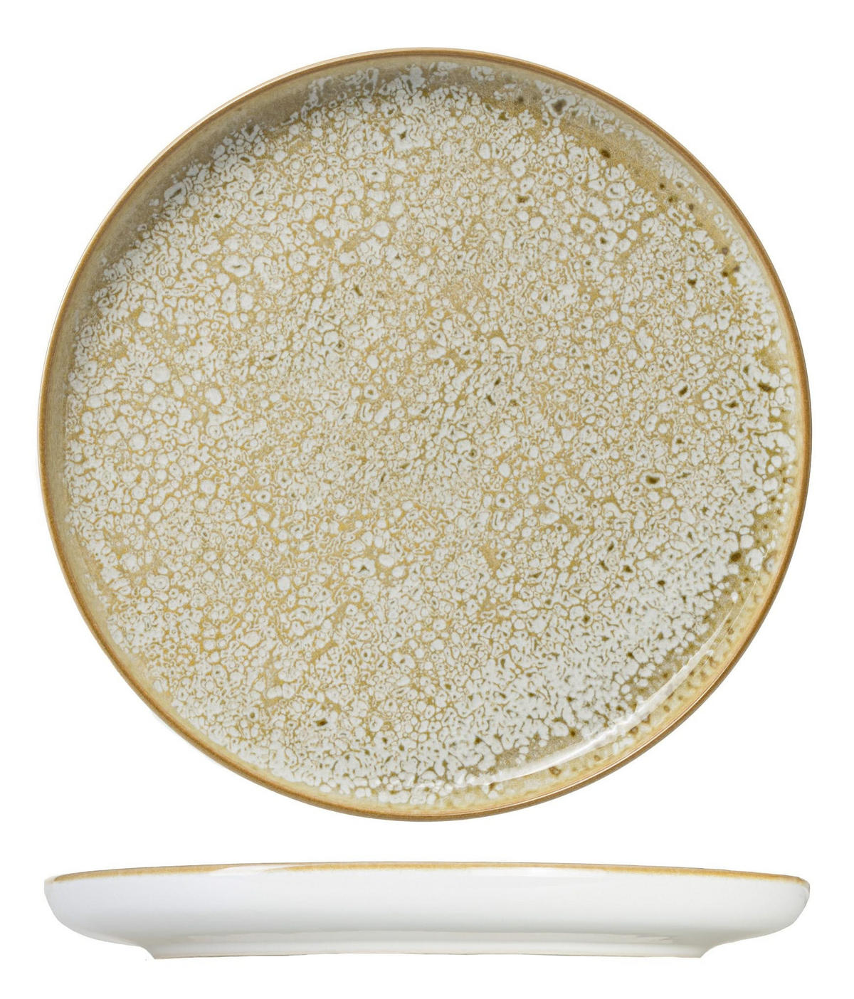 GESCHIRRSET18-TEILIG GESCHIRRSETBaltic Luna - 18-teilig / 6 Personen - Gelb, Keramik (2/2/1cm) - Cosy & Trendy