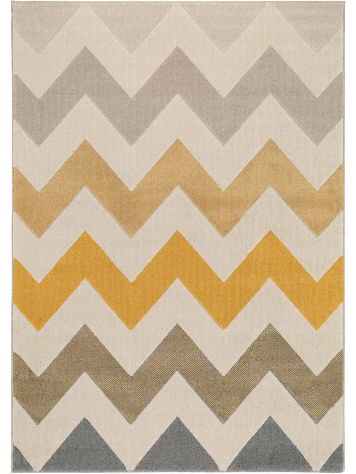 TEPPICH Dessert Gelb 120x170 cm - Gelb, Textil (120/170cm) - benuta Pop