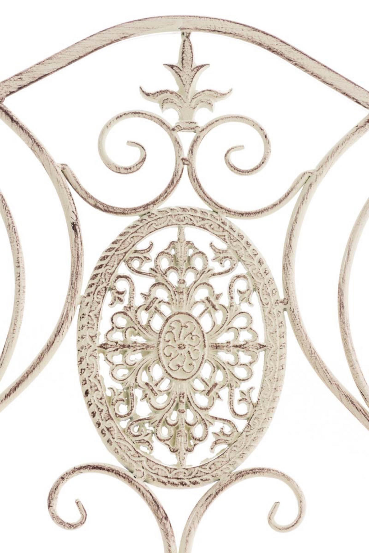 STUHL Pamela antik-creme - Naturfarben, Metall (62/94/53cm) - TPFGarden