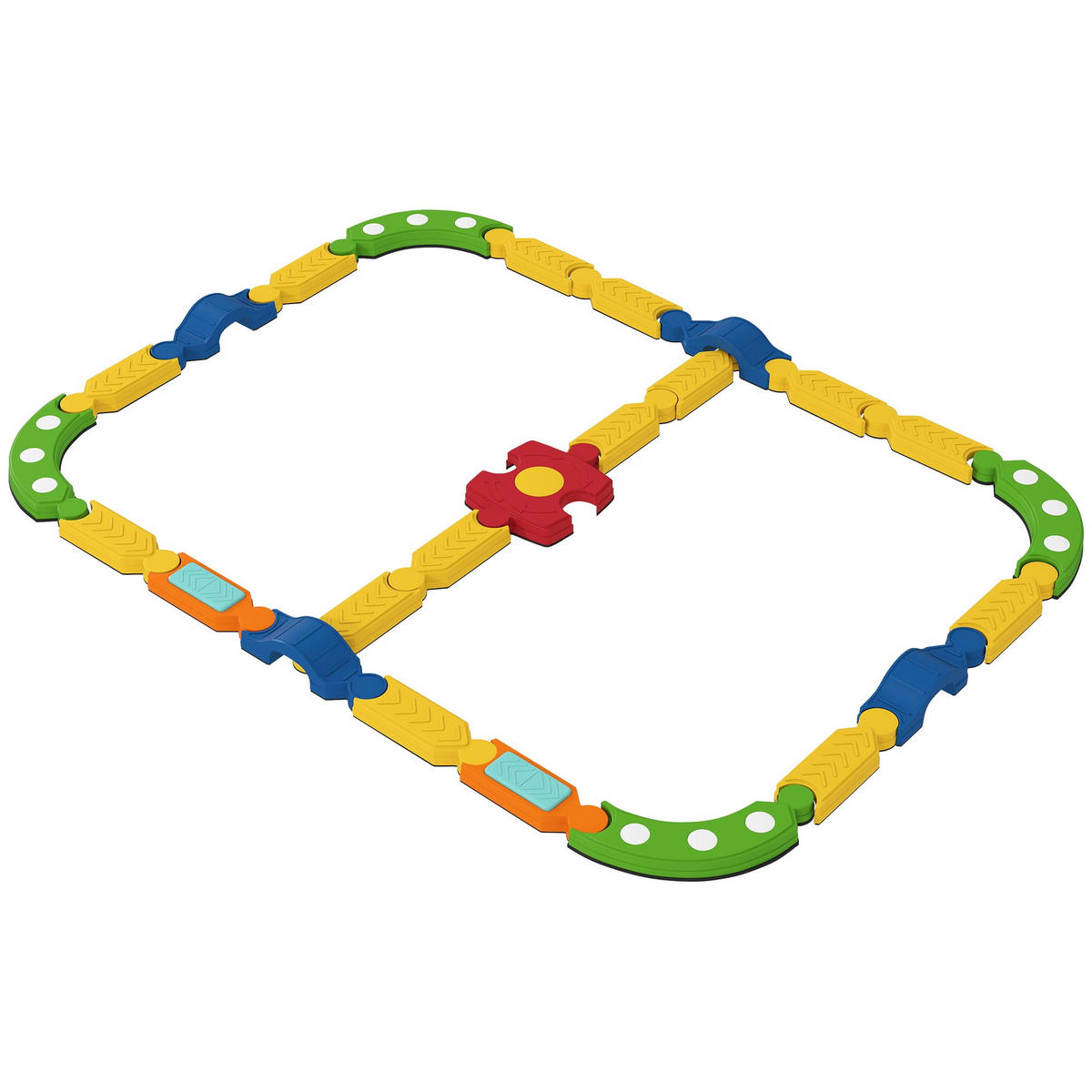 BALANCEBALKEN DE-10074 interaktives Gestell, rutschfest Bunt - Multicolor, Kunststoff (176/10.5/176cm) - ComfortXL