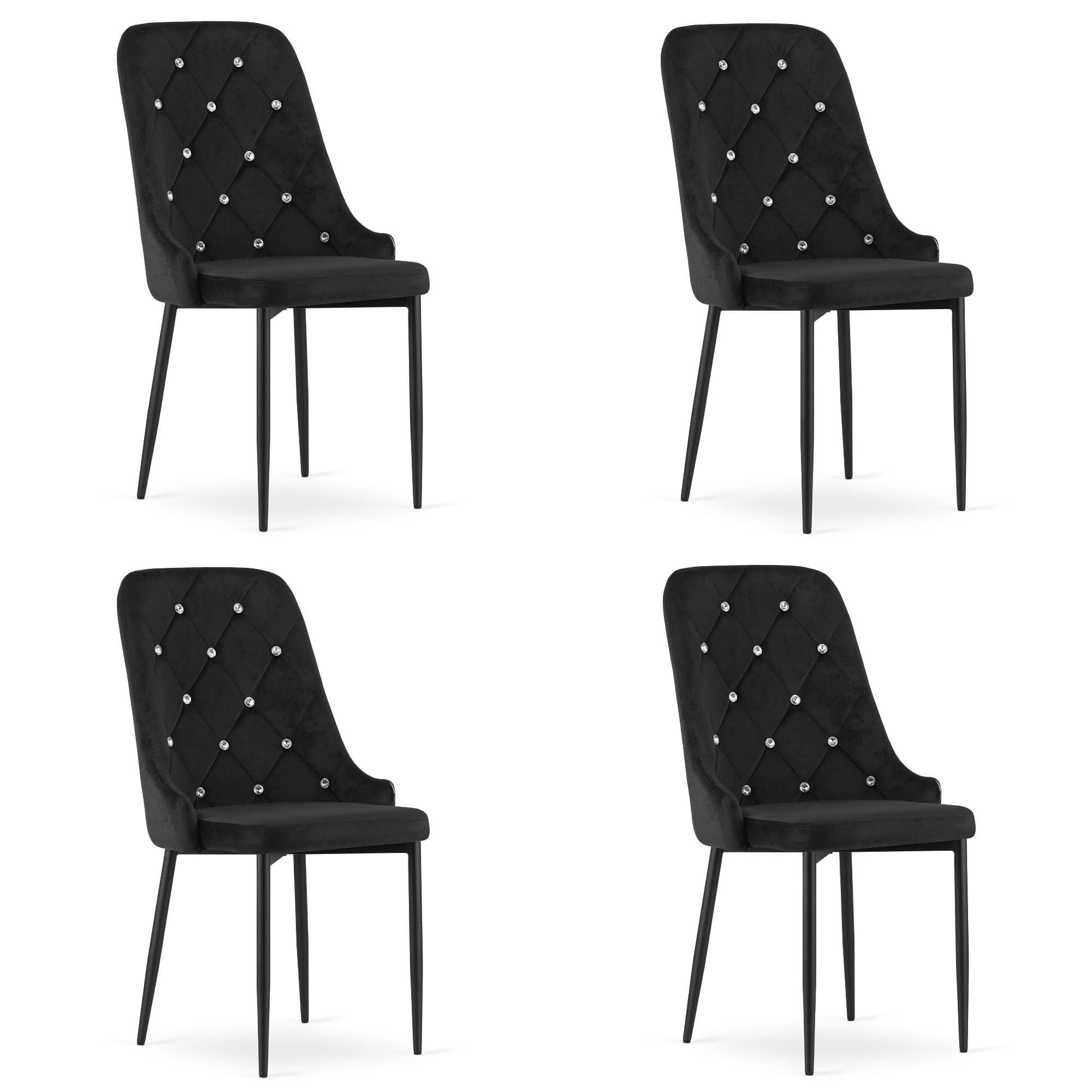 Best For Home Esszimmerstuhl Schwarz 43x94x43 cm