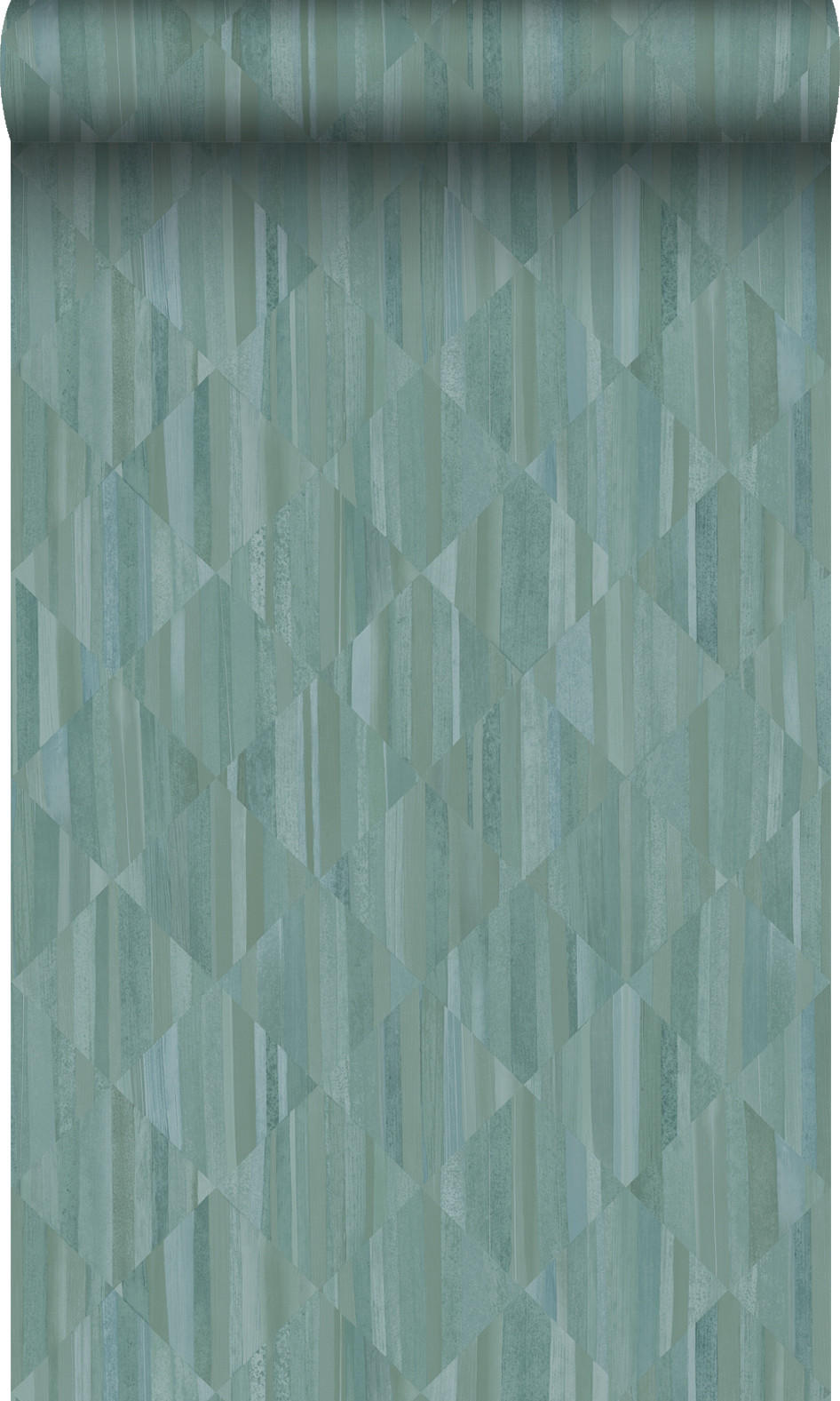 TAPETE 3D Holzoptik 50 x 900 cm - Blau, Papier (50/900cm) - Origin Wallcoverings