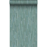 TAPETE 3D Holzoptik 50 x 900 cm - Blau, Papier (50/900cm) - Origin Wallcoverings