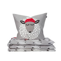 BETTWÄSCHESET Sippa - Feinbiber - 2-teilig - 135 x 200 cm - Grau - Grau, Textil (135/200cm) - SCHIESSER