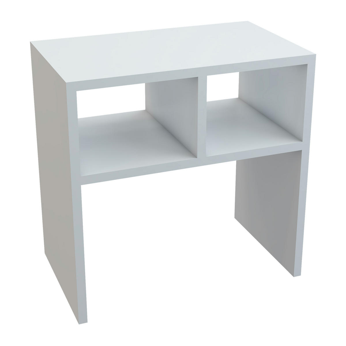 BEISTELLTISCH Ravnsborg - Weiß, Holzwerkstoff (30/50/50cm) - [en.casa]