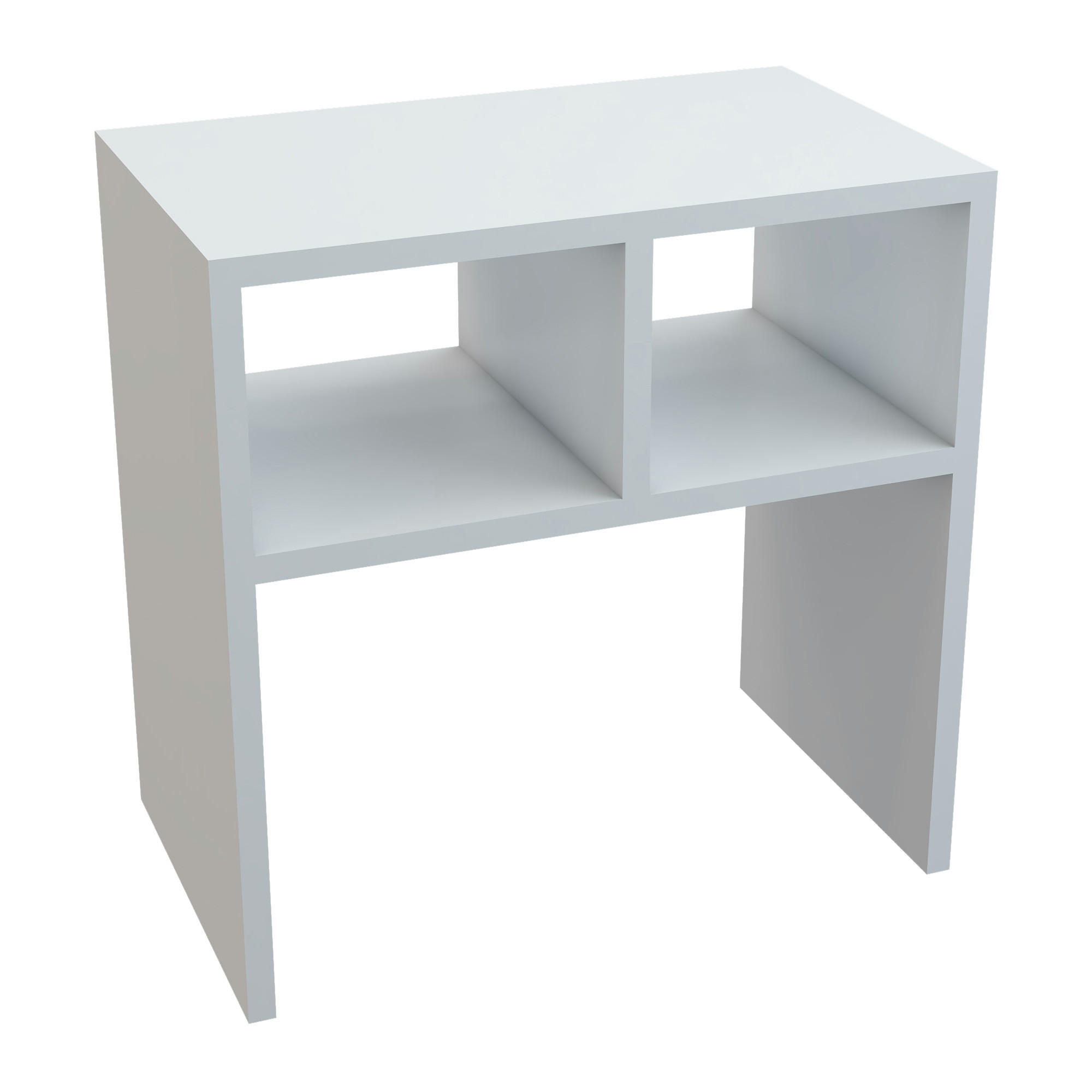 Thumbnail - [en.casa] Beistelltisch, Weiß, Holzwerkstoff, 50x50x30 cm, Wohnzimmer, Wohnzimmertische, Beistelltische