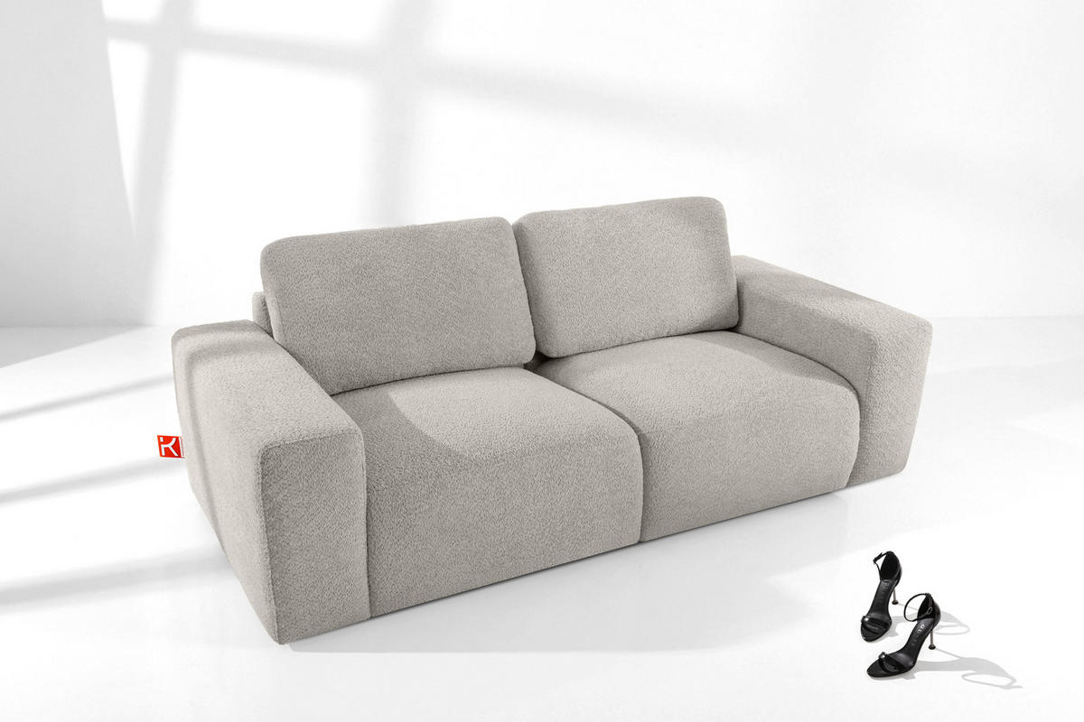 2-SITZER SOFA ZUCCO, Braun - Braun, Holz/Holzwerkstoff (212/85/100cm) - KONSIMO®