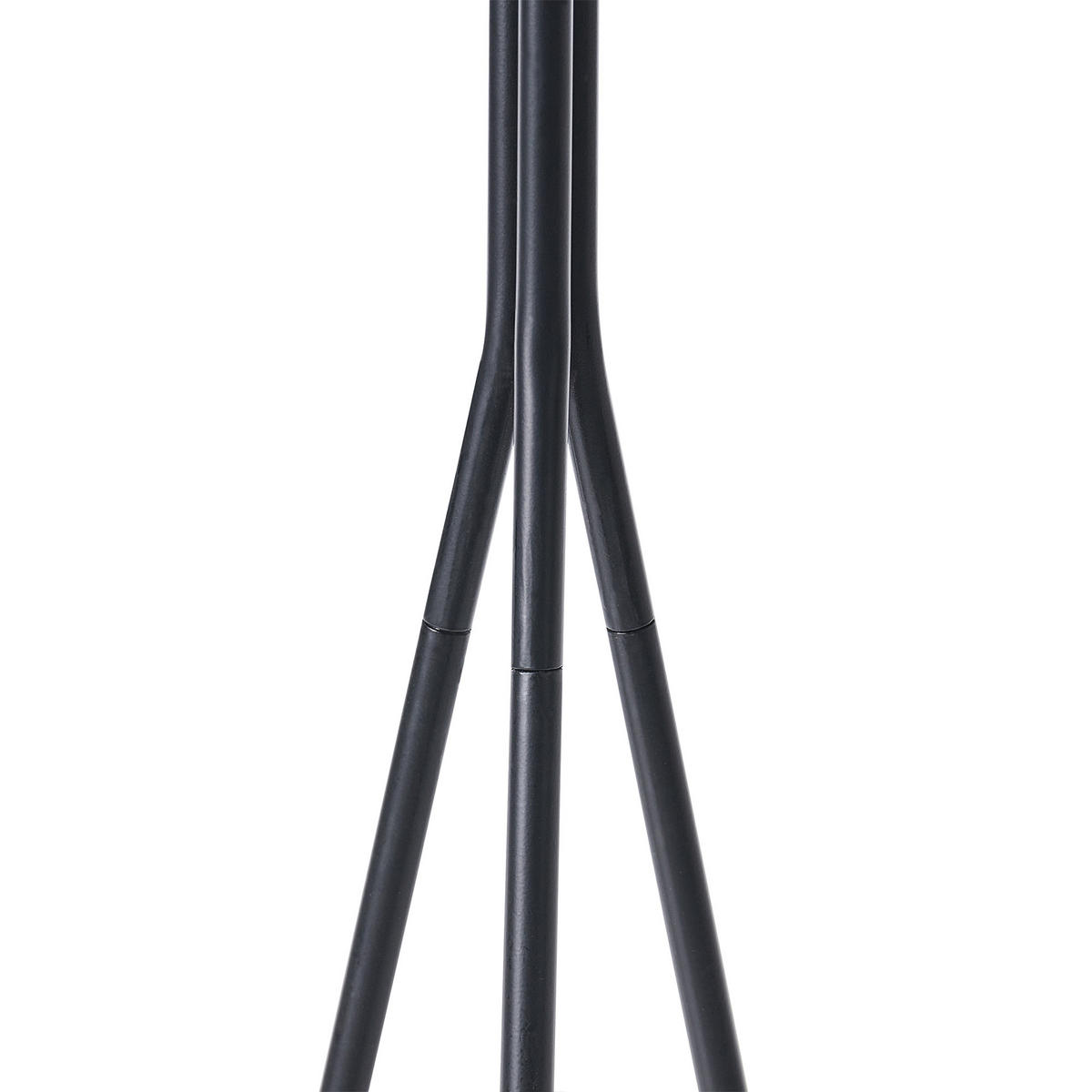 GARDEROBENSTÄNDER Schwarz Arnot - Schwarz, Metall (50/176/50cm) - Beliani