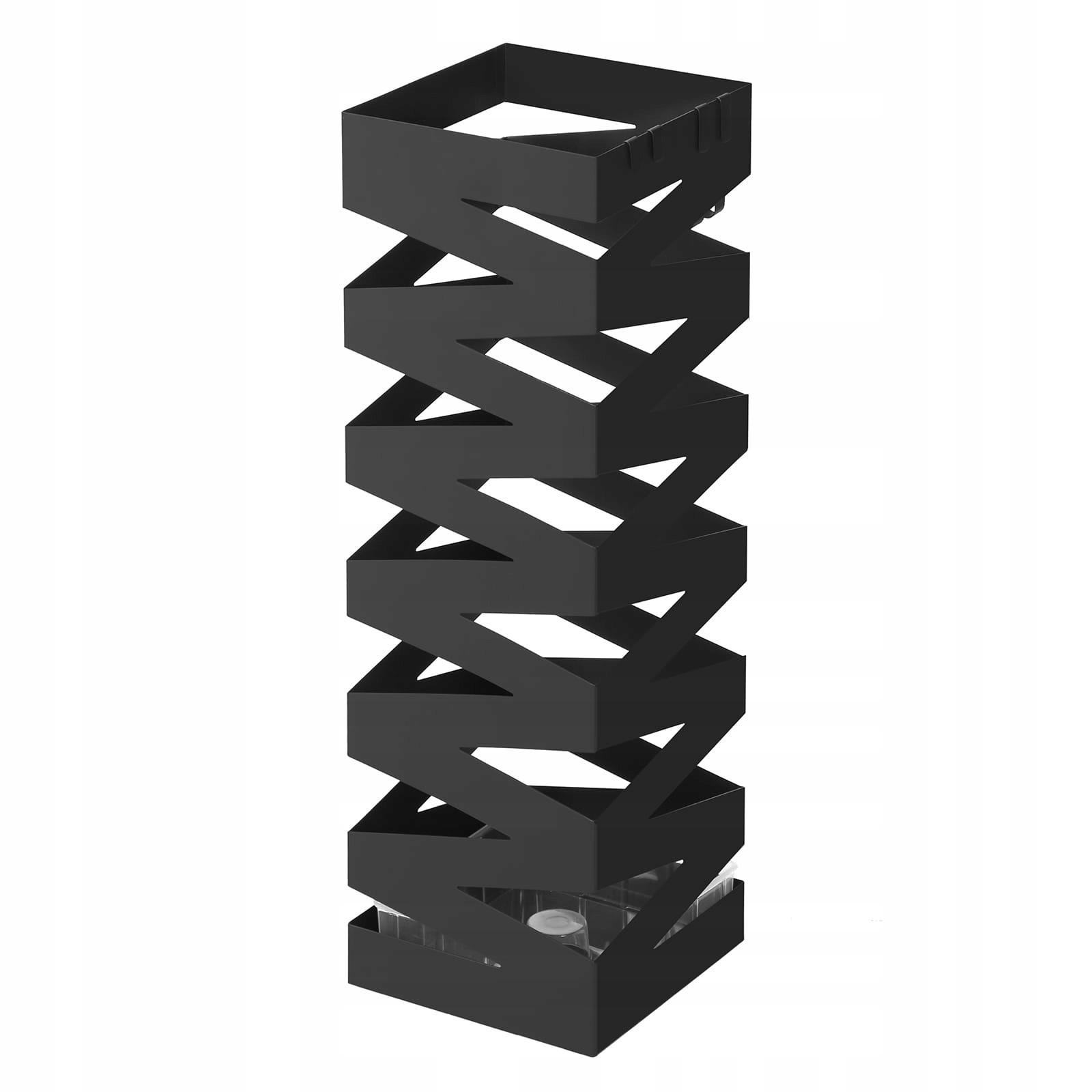 REGENSCHIRMSTÄNDER – schwarz - Schwarz, Metall (15.5/49/15.5cm) - VASAGLE