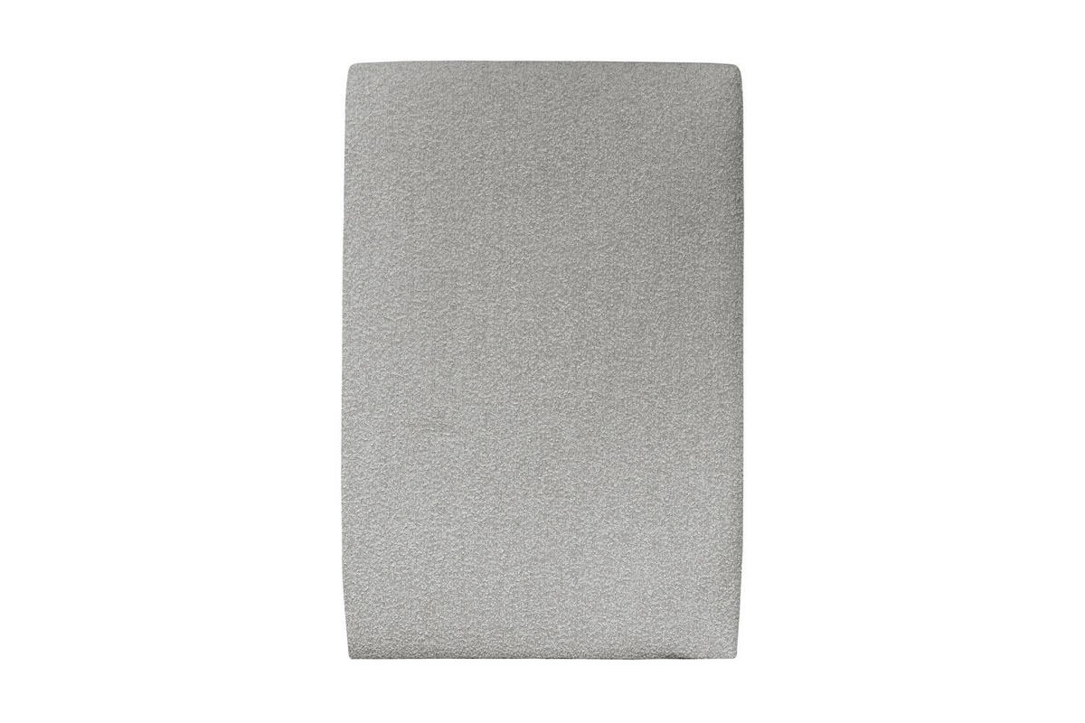 KOPFTEIL gepolstertes – grauer Bouclé-Stoff - 90 cm - Beige/Grau, Holz (90/120/10cm) - Sommeil de Plomb