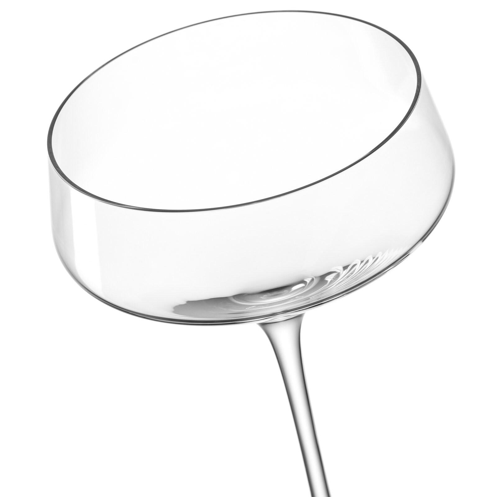 CHAMPAGNERSCHALEN Puccini transparent 350 ml 6er Set - Transparent, Glas (0.35L) - Leonardo Living