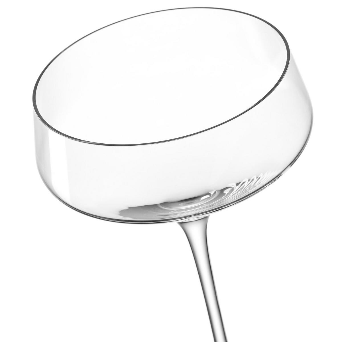 CHAMPAGNERSCHALEN Puccini transparent 350 ml 6er Set - Transparent, Glas (0.35L) - Leonardo Living