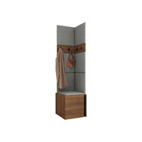 MOBILIER PENTRU HOL Orion XXI - culoare lemn de nuc/gri, material plastic/compozit lemnos (42/186/46cm) - MIRJAN24