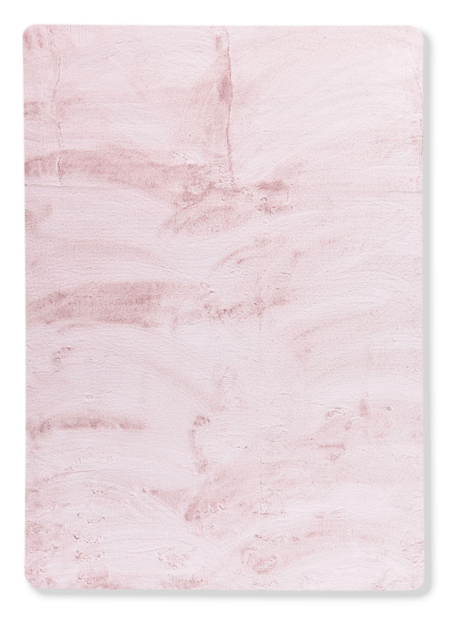 KUNSTFELLTEPPICH Chiara 40x60 cm - Rosa, Textil (40/60cm) - Gino Falcone
