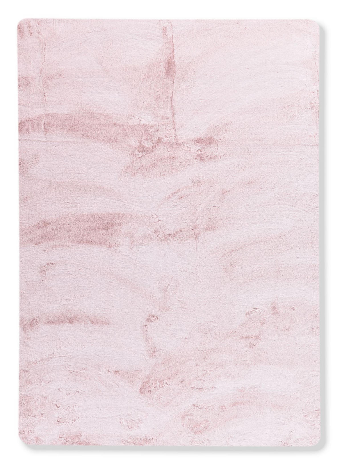 KUNSTFELLTEPPICH Chiara 40x60 cm - Rosa, Textil (40/60cm) - Gino Falcone