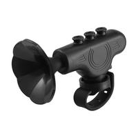 FAHRRADKLINGEL USB-Ladefunktion, wasserdicht - Schwarz, Kunststoff (5.5/6.7/10cm) - Authentics