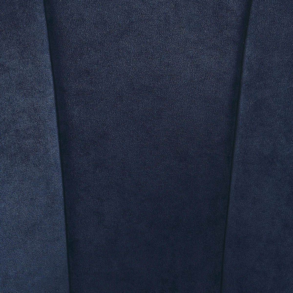 SESSEL Samtstoff Dunkelblau/Gold Alby - Blau, Textil/Metall (56/72/61cm) - Beliani