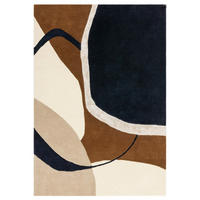 TEPPICH modern handgetuftet Wolle KATO Braun 120 x 170 cm - Braun, Naturmaterialien (120/170cm) - Novatrend