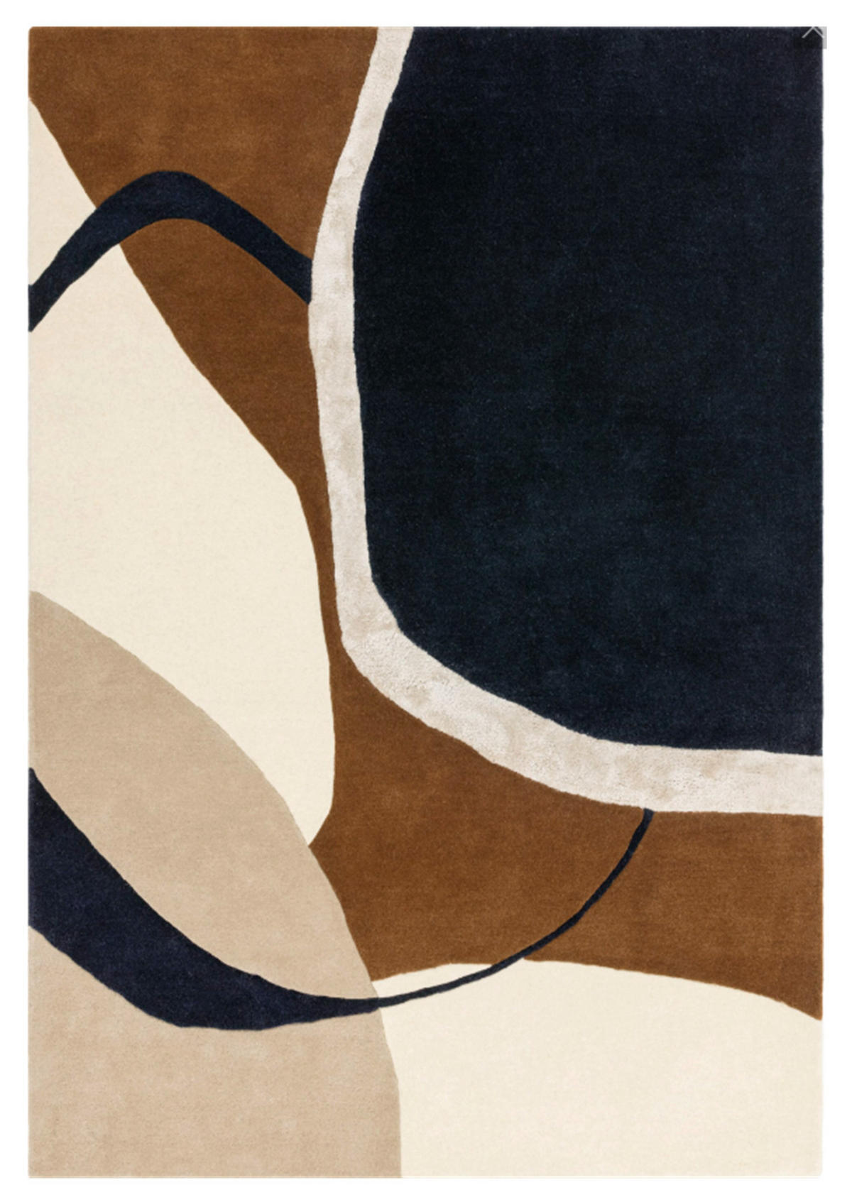 TEPPICH modern handgetuftet Wolle KATO Braun 120 x 170 cm - Braun, Naturmaterialien (120/170cm) - Novatrend