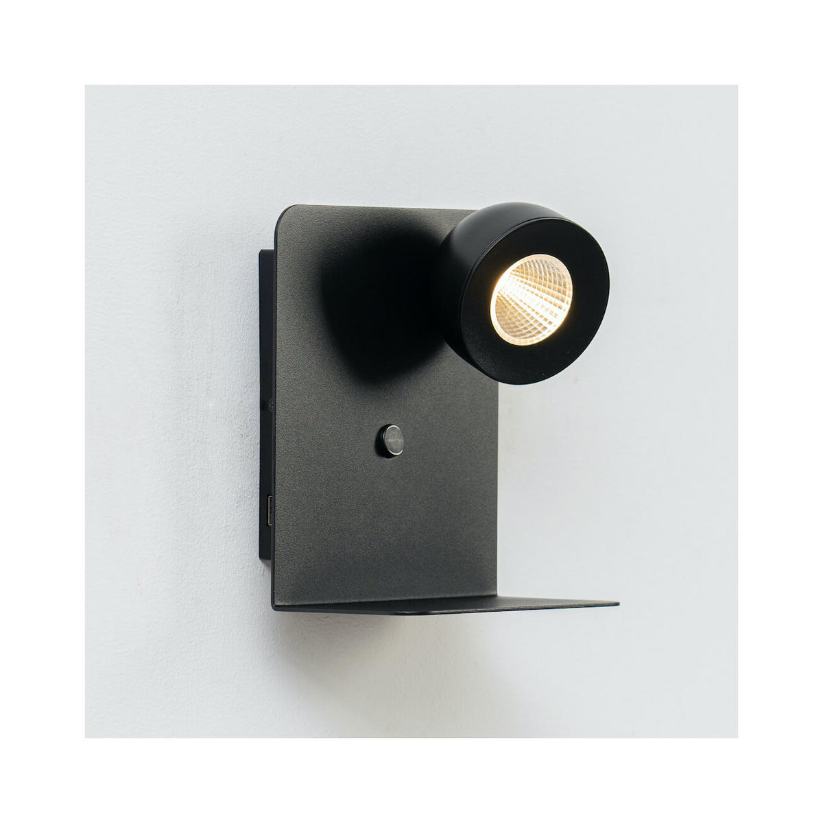 WANDLEUCHTE Lyngen, Schwarz, 18cm - Schwarz, Metall (16/18/8cm) - KOSILUM