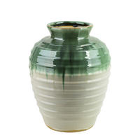 VASE Evro grün 29/29/35cm Keramik - Grün, Keramik (35cm) - Mondex
