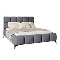 BOXSPRING POSTELJA 180/200 Mira Siva - siva, les (180/200cm) - Petits-meubles
