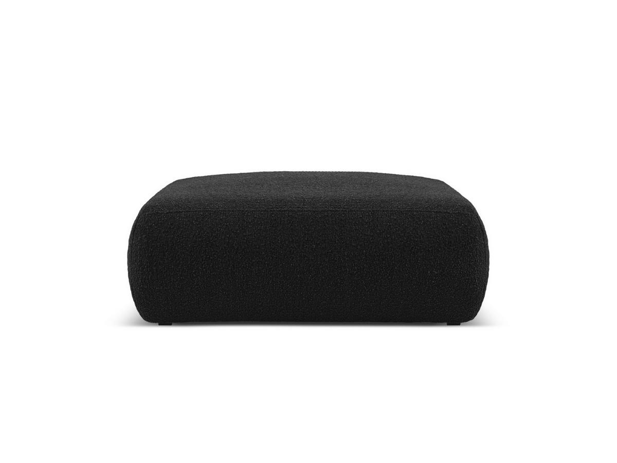 POUF Molino aus Boucle schwarz - Schwarz, Textil (100/36/100cm) - Micadoni