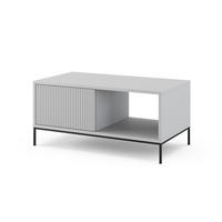 COUCHTISCH Eliza Grau 90 x 50 cm - Grau, Holzwerkstoff (50/90/45cm) - Vicco
