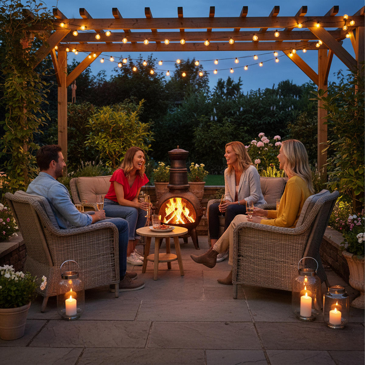 VRTNA peć - višebojno, metal (46/86/38cm) - Relaxdays