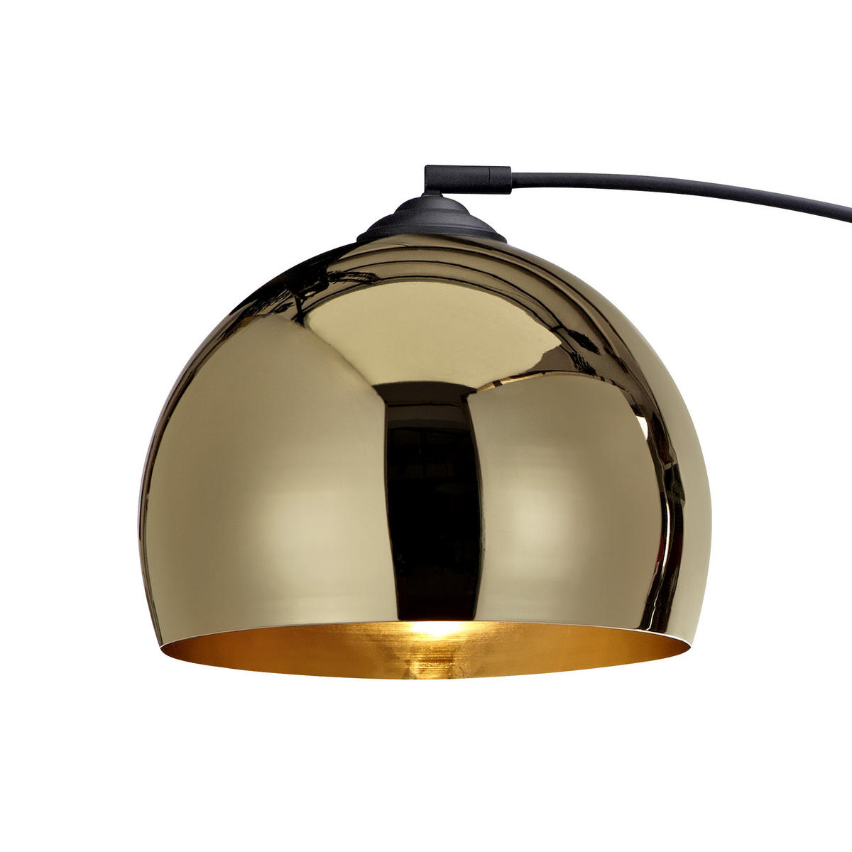 BOGENLEUCHTE Gold - Goldfarben, Metall (170/30/170cm) - Teamson Home