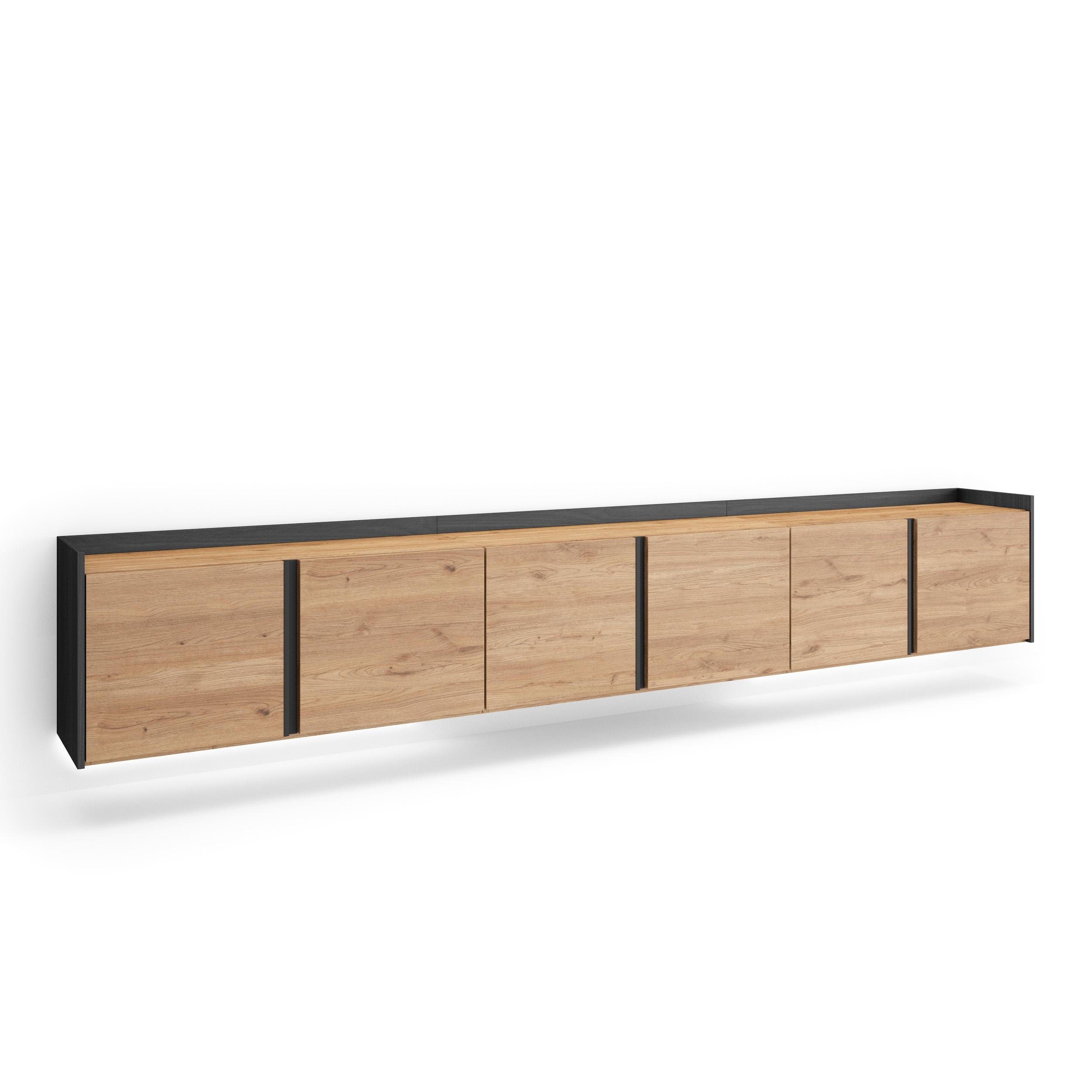 Skraut Home Lowboard, Eiche 309x50x35 cm