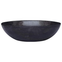 WASCHBECKEN Lashley 53/40/15 cm - Schwarz, Stein (53/15/40cm) - Nettlife