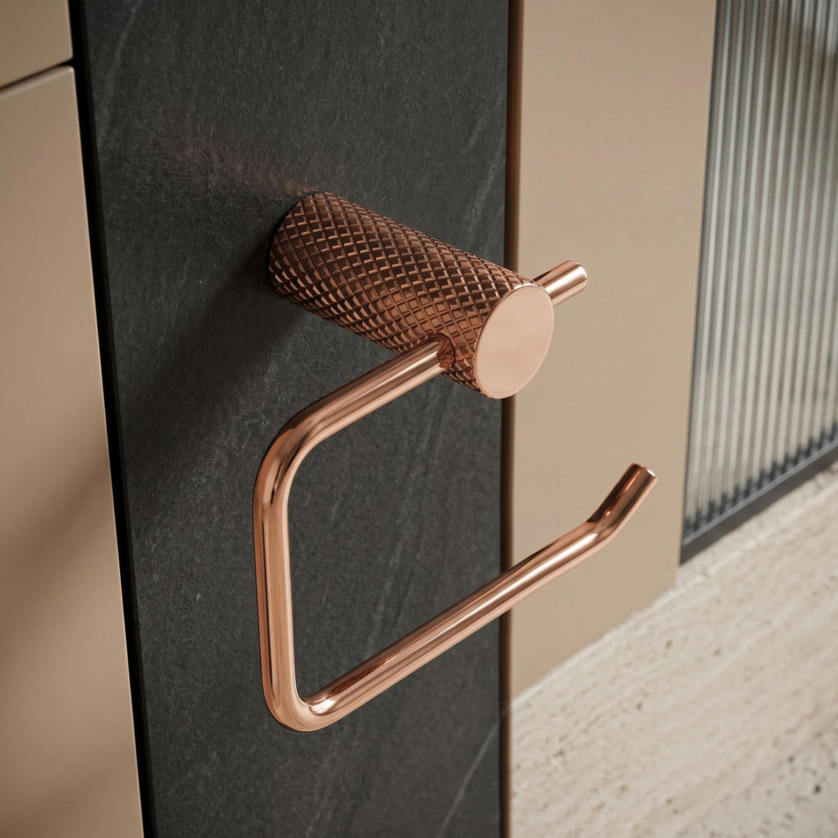 HALTER Für Toilettenpapier Rea A62309rg Otto Copper - Kupferfarben, Metall (14/9.5/7cm) - REA