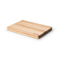 SCHNEIDEBRETT SALTO, 2er Set, Gummibaum, 30 x 21 cm - Braun, Holz (32/32cm) - Continenta