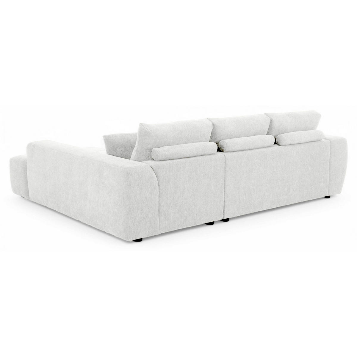 SOFA 3-Sitzer, Weiß - Weiß, Textil (205/270cm) - Oviala