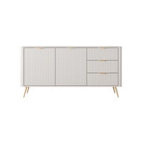 SIDEBOARD Lante beige 163 / 38 / 81cm - Beige, Holz/Holzwerkstoff (163/81/38cm) - Feldmann-Wohnen
