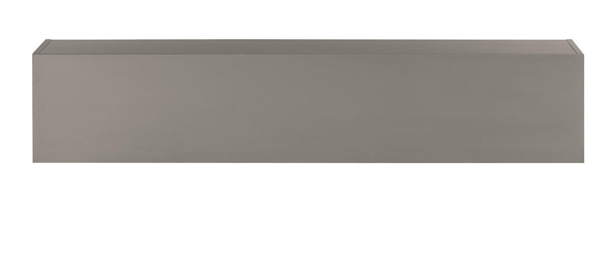 WANDBOARD Thermo Eiche, grau, Wandregal 152 cm - Eichefarben/Grau, Holzwerkstoff (152/17/20cm) - Furn.Design