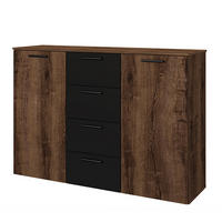 SIDEBOARD BETTINA 132/93/38 cm mit 4 Schubladen und 2 Türen Multicolor - Multicolor, Holzwerkstoff (132/93/38cm) - MASSENO