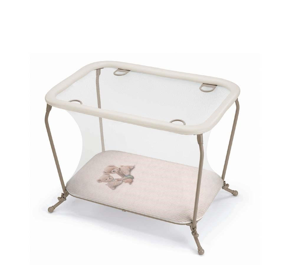 LAUFGITTER Lusso für Babys zusammenklappbar - Rosa, Kunststoff/Textil (71/80.5/108cm) - Cam il Mondo del Bambino S.p.A.