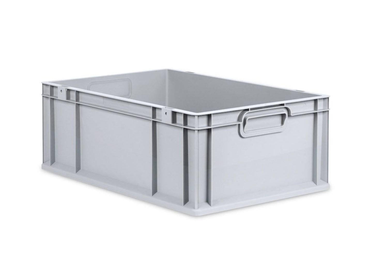 EUROBOX Nextgen Economy Griffe Geschlossen 22x40x60cm 44 Liter - Grau, Kunststoff (40/22/60cm) - PROREGAL