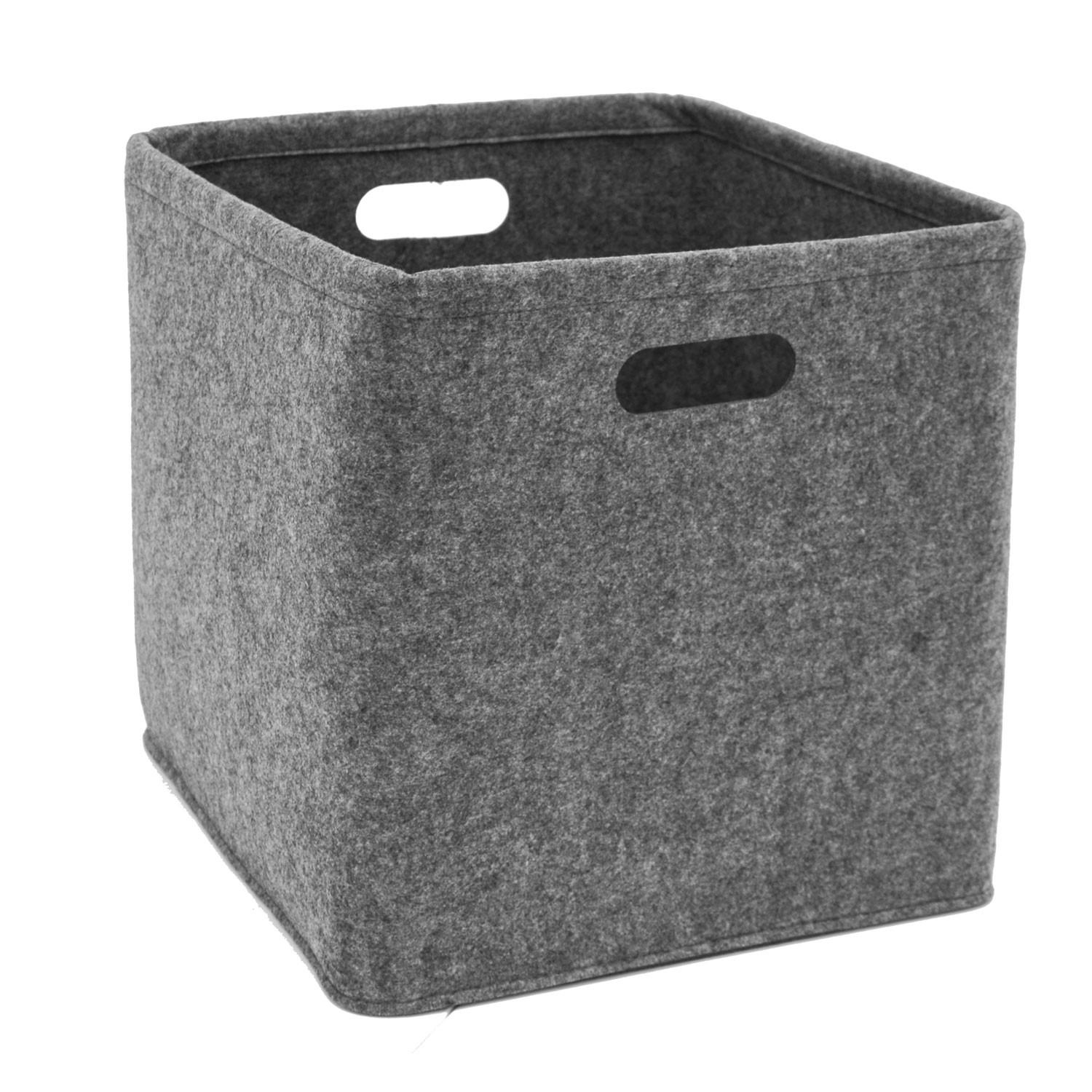 Dunedesign Aufbewahrungkorb Grau 33x33x33 cm