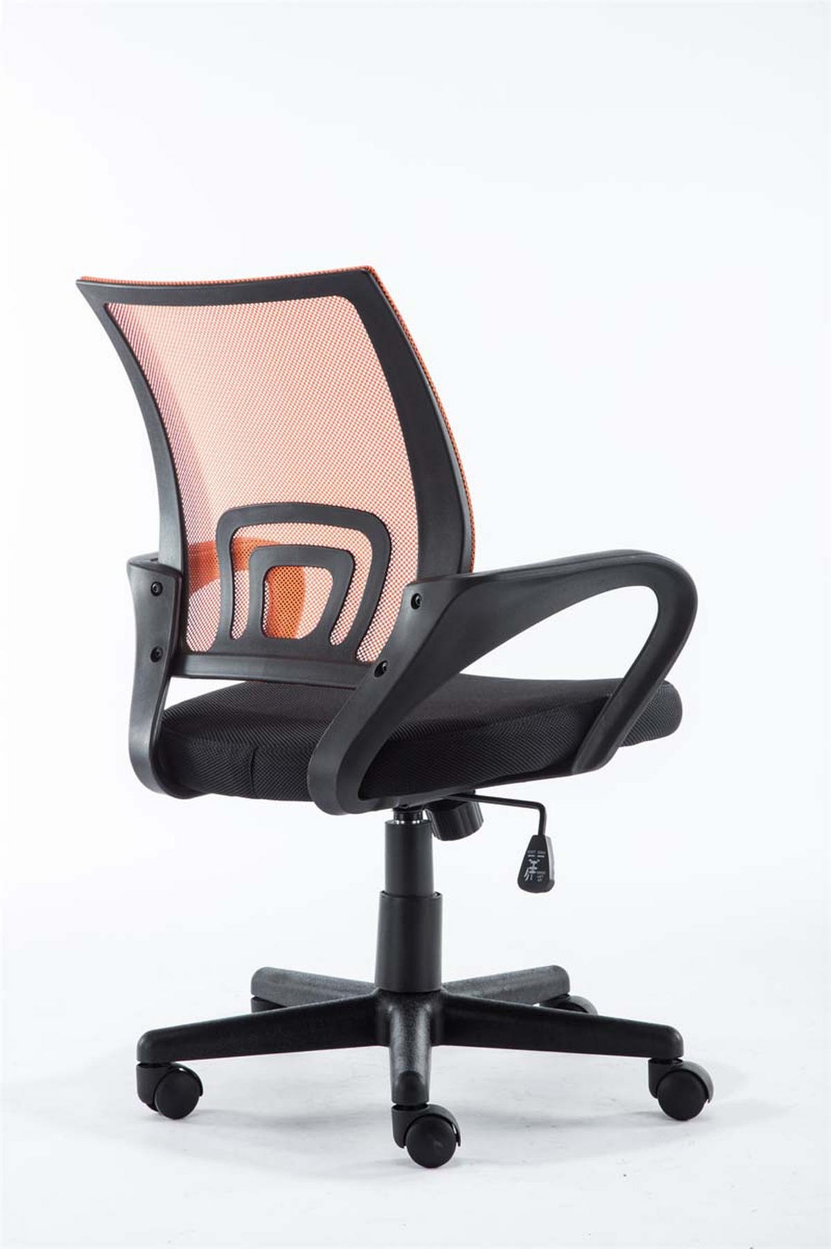 BÜROSTUHL Genf mit Netzbezug, Orange - Orange, Kunststoff/Textil (56/100/54cm) - TPFLiving