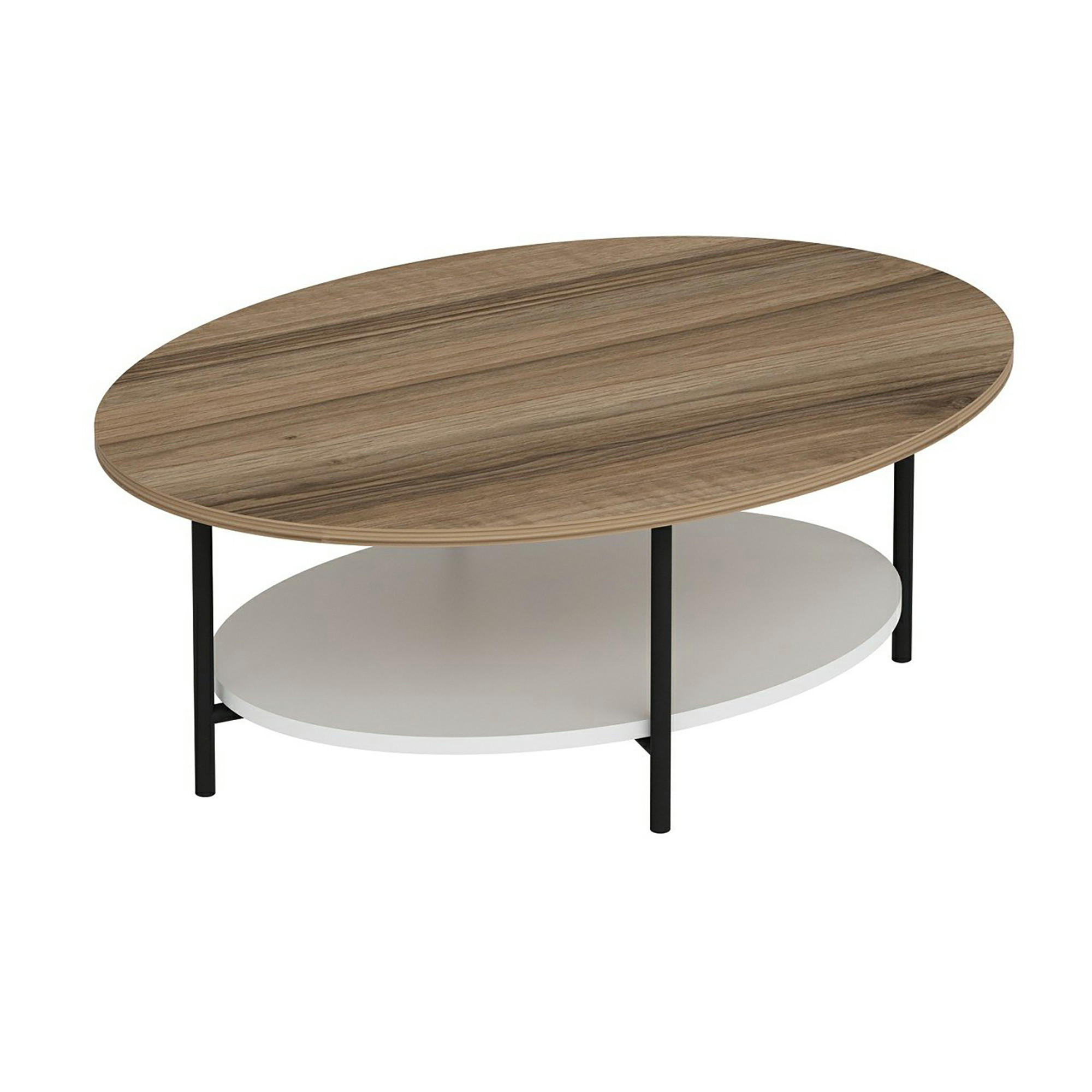 COUCHTISCH Fredericia 90/60/36 - Eichefarben, Holzwerkstoff (60/90/36cm) - [en.casa]