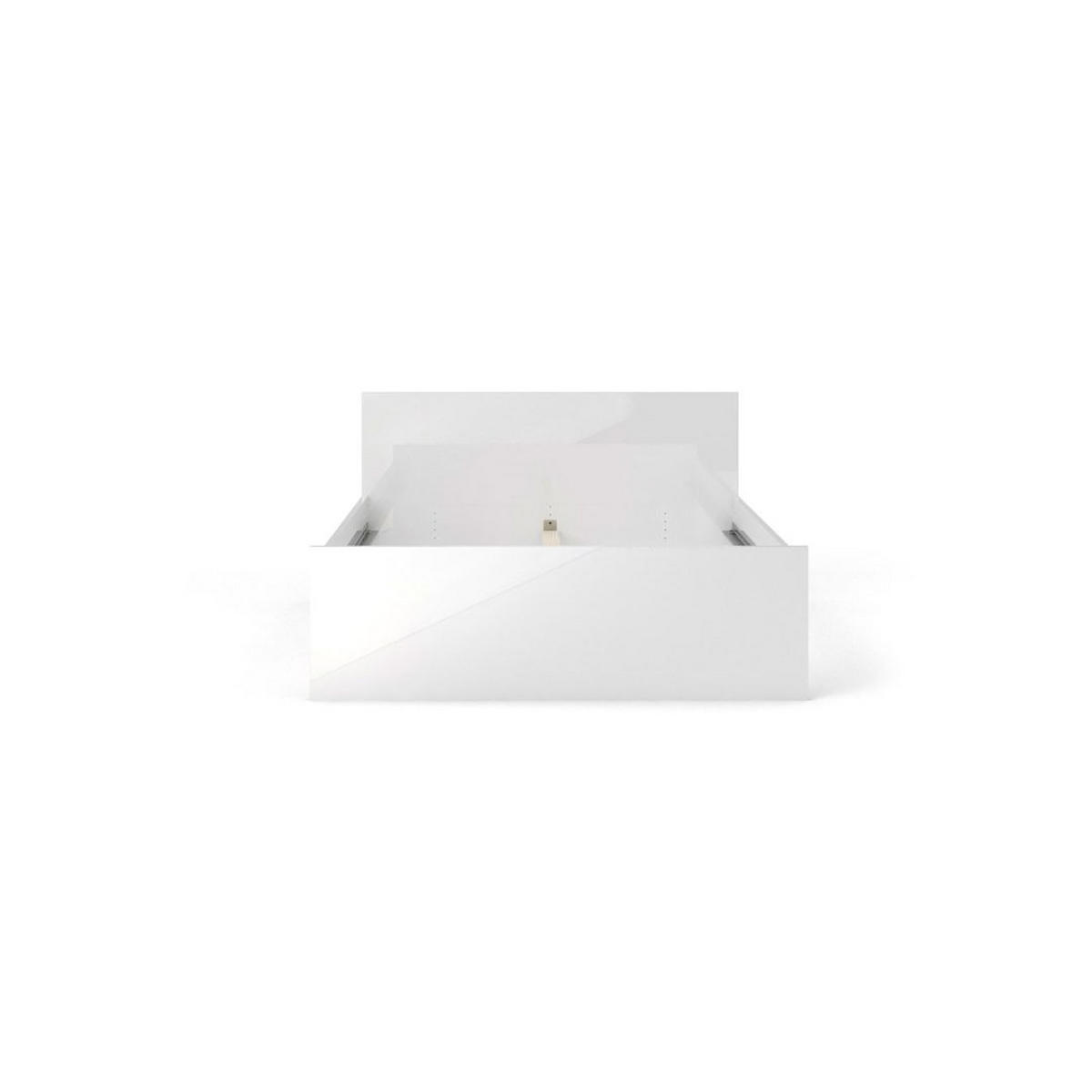BETT Nada Weiß 146/207/80 cm - Weiß, Holzwerkstoff - ebuy24