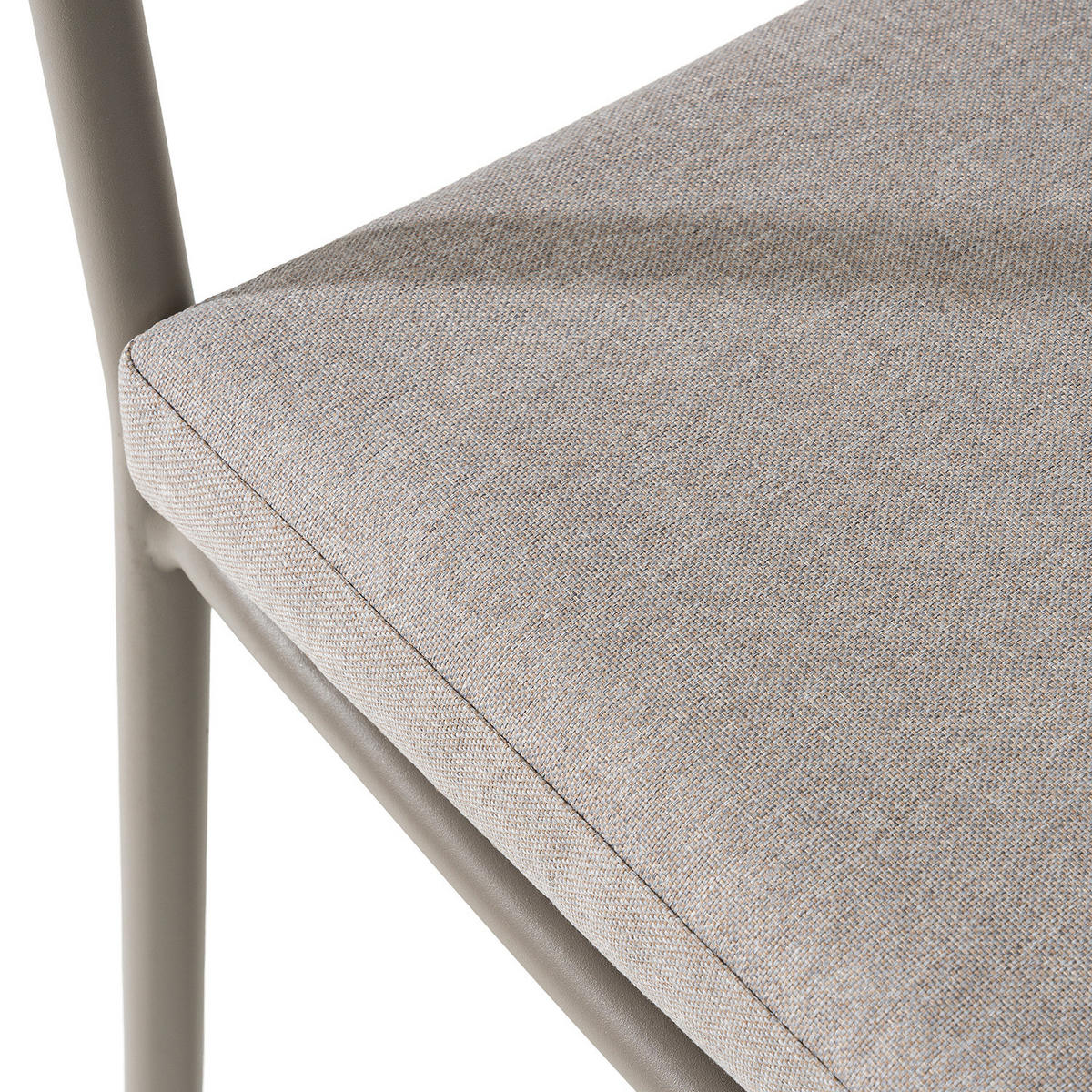 GARTENSTUHL - 2er-Set - Aluminium / Polyester - Grau - Grau, Kunststoff/Textil (58/82/60cm) - home24