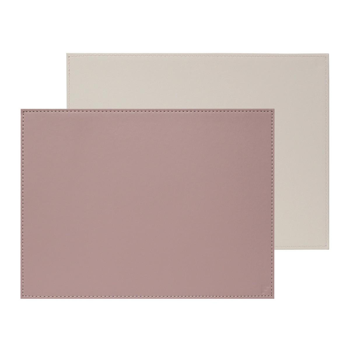 PLATZSET 40 x 30 cm Altrosa/Stein - Altrosa, Textil (40/30/0.5cm) - Freeform