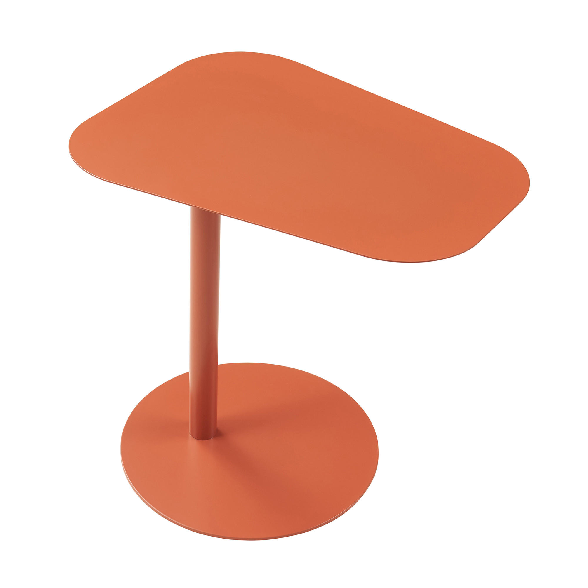 BEISTELLTISCH Nastätten - Dunkelbraun, Metall (38/50/50cm) - [en.casa]