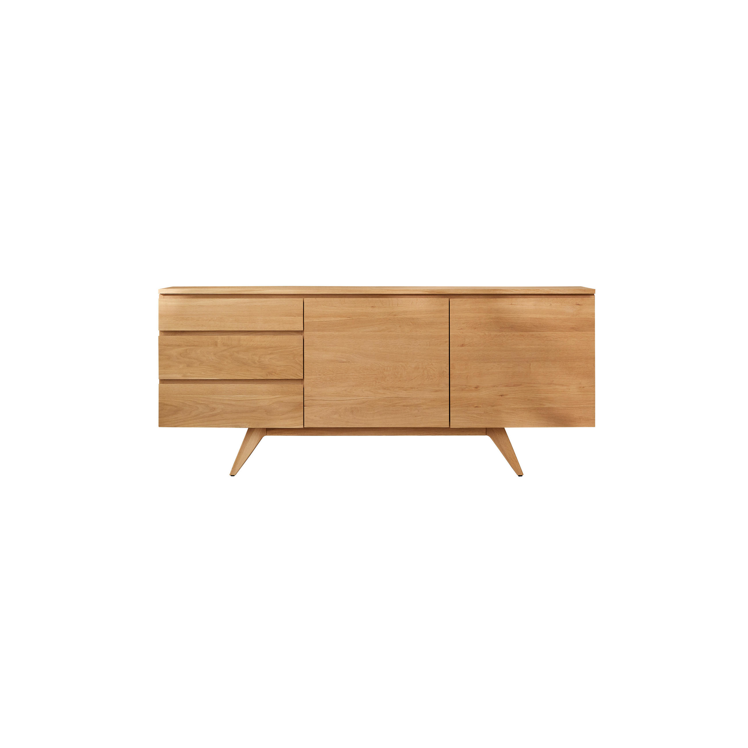 SIDEBOARD Esmée Natur aus Eiche - Naturfarben, Holz (177/76/45cm) - Tikamoon