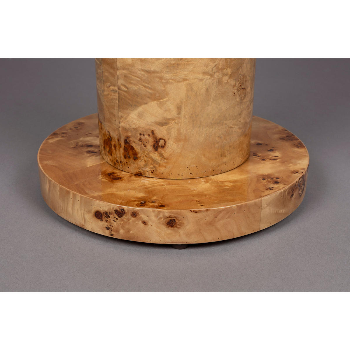 BEISTELLTISCH Quinn Rund 46 cm Natural - Naturfarben, Holz (46/46/51cm) - Dutchbone