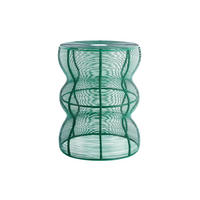 BEISTELLTISCH Cuerda Onda - Grün - 30/30/41 cm - Grün, Metall (30/30/41cm) - Leitmotiv